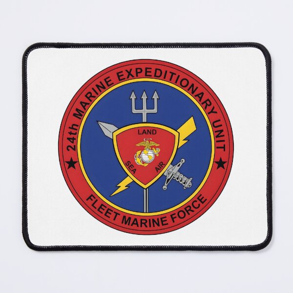 Item preview, 24th Marine Expeditionary Unit Fleet Marine Force Patch designed and sold by CharlieDesings.
