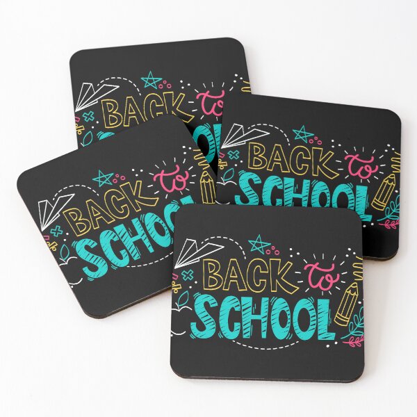 Item preview, Colorful Chalkboard Back To School Doodle Lettering Typography designed and sold by PIXeez⭐️⭐️⭐️⭐️⭐️.