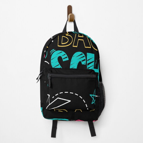 Item preview, Colorful Chalkboard Back To School Doodle Lettering Typography designed and sold by PIXeez⭐️⭐️⭐️⭐️⭐️.