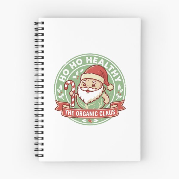 Item preview, Ho Ho Healthy The Organic Claus Cute Christmas Vintage Art designed and sold by Namphet.