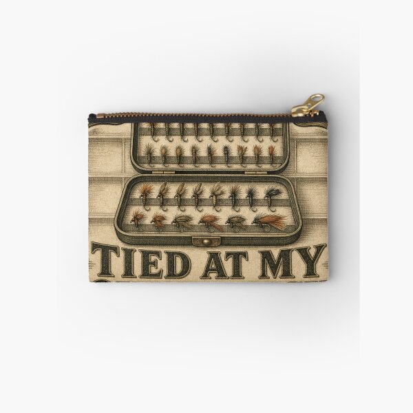 Item preview, Tied At My Own Bench Hand Tied Flies Badge designed and sold by BoosterShop.