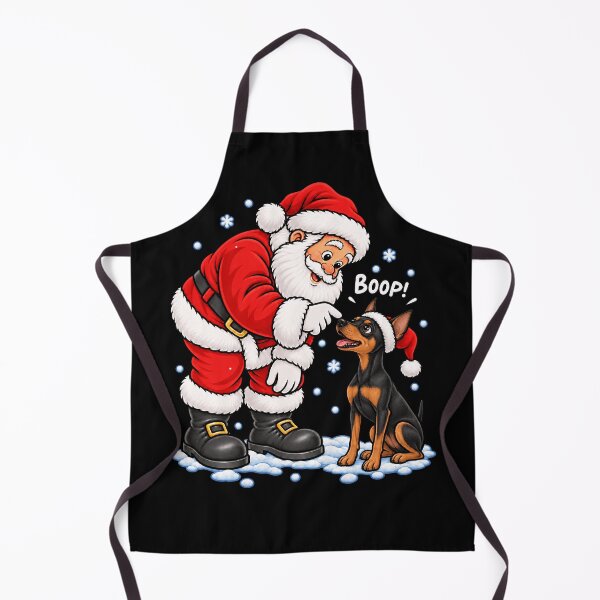 Item preview, Funny Miniature Pinscher Dog Santa Boop Merry Chirstmas Mom Dad designed and sold by rafaeltto.