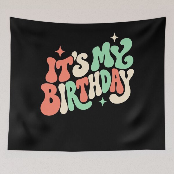Item preview, It's My Birthday Celebration Party Gift designed and sold by FolkGraphics.