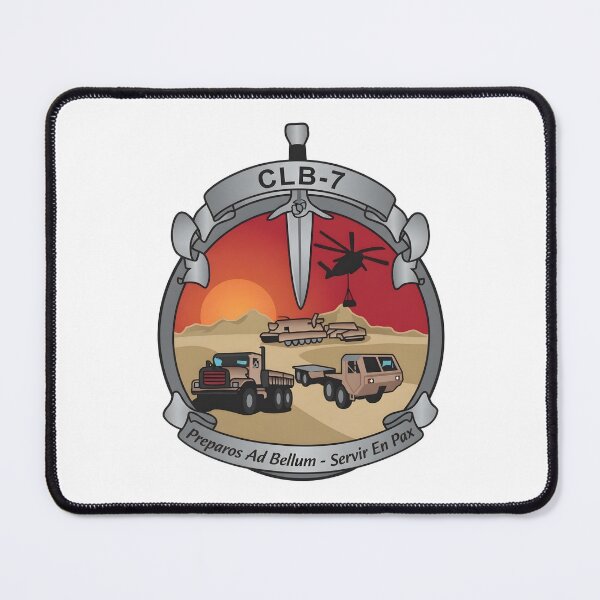 Item preview, Combat Logistics Battalion 7 "Preparos Ad Bellum - Servir En Pax" Patch designed and sold by CharlieDesings.