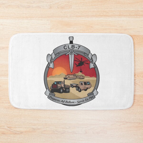 Item preview, Combat Logistics Battalion 7 "Preparos Ad Bellum - Servir En Pax" Patch designed and sold by CharlieDesings.