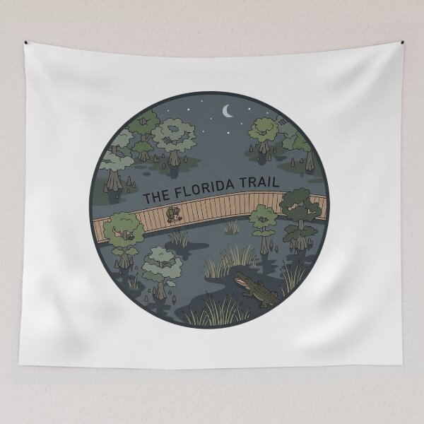 Item preview, The Florida Trail Vintage Night Hiking Alligator Swamp Adventure designed and sold by YOUNG DREAM STORE.