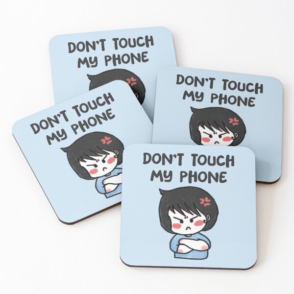 Item preview, Don't Touch My Phone - Grumpy Girl Mood designed and sold by daitrangcathy.ig.