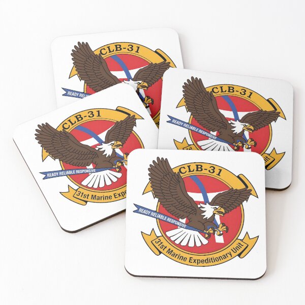 Item preview, Combat Logistics Battalion 31 "Ready Reliable Responsive" Patch designed and sold by CharlieDesings.