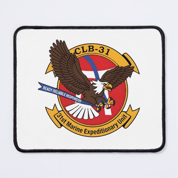 Item preview, Combat Logistics Battalion 31 "Ready Reliable Responsive" Patch designed and sold by CharlieDesings.
