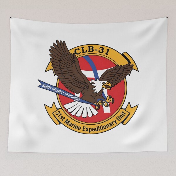 Item preview, Combat Logistics Battalion 31 "Ready Reliable Responsive" Patch designed and sold by CharlieDesings.