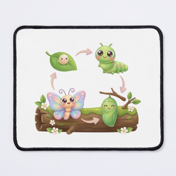 Item preview, Cute Butterfly Life Cycle designed and sold by Thanat Pattern Studio.