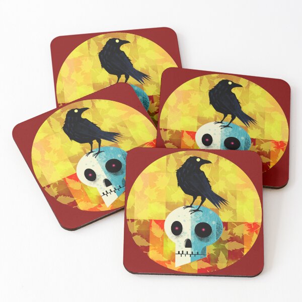 Item preview, Raven on Skull designed and sold by Andrew  Hitchen.