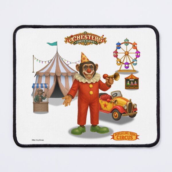 Item preview, Chester the Clown: Vintage Circus Animal Parody designed and sold by MissTerryWoman.