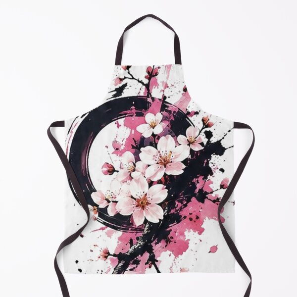 Item preview, Sakura Blossom Ink Art – Japanese Cherry Blossoms in Pink and Black designed and sold by ENOA007.