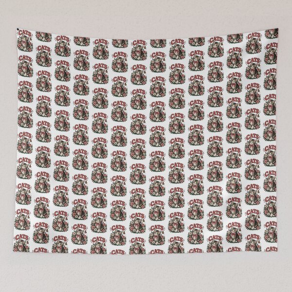 Item preview, Rage Consumes Me Cat with Flower Cute Kitty Meme Illustration ⭐⭐⭐⭐⭐ designed and sold by FilthyOldHag.