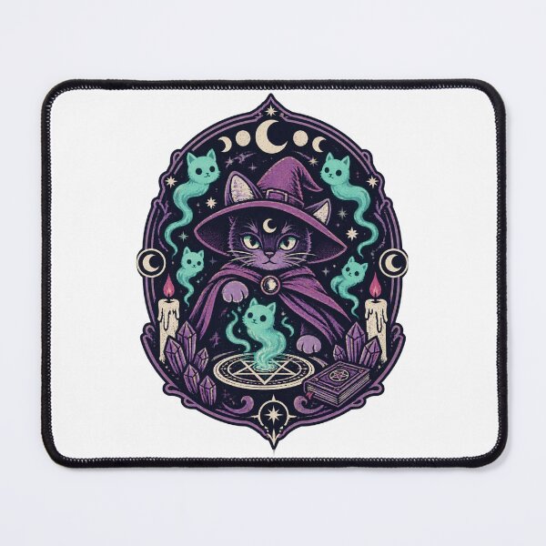 Item preview, Nekomancer Cat Ritual Magical Witchcraft Design PERFECT GIFT FOR YOU AND FRIENDS designed and sold by FilthyOldHag.