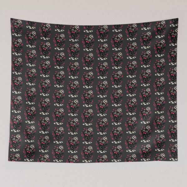Item preview, Cute Black Cat Cartoon with Fun Razzle Dazzle Design ⭐⭐⭐⭐⭐ designed and sold by FilthyOldHag.