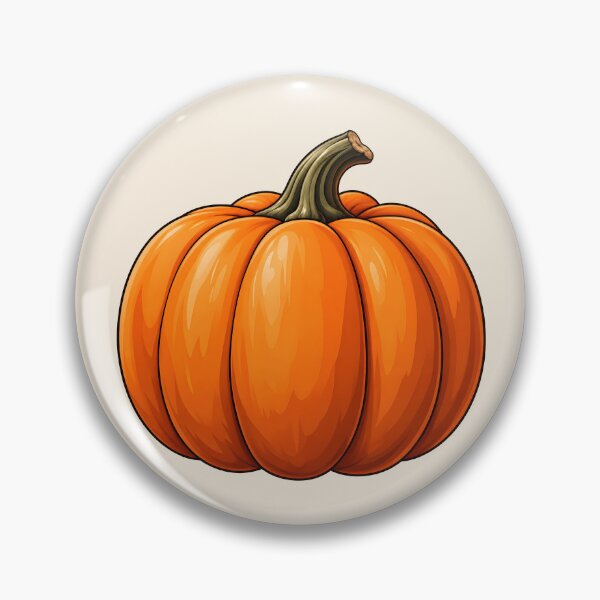 Item preview, Minimalist Orange Pumpkin designed and sold by WonderInkLab.