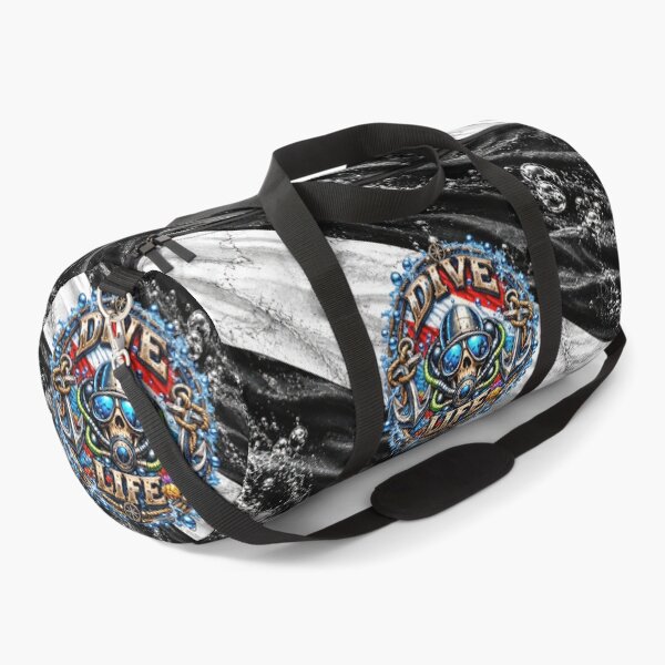 Item preview, Dive Life – Scuba Diving Skull, Nautical Anchor & Diver Down Flag designed and sold by artistwill.