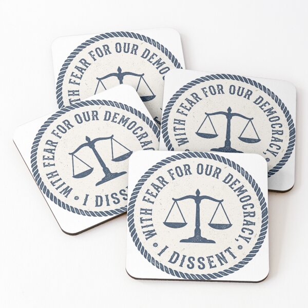 Item preview, Fear For Our Democracy Badge designed and sold by AURA Vibes.