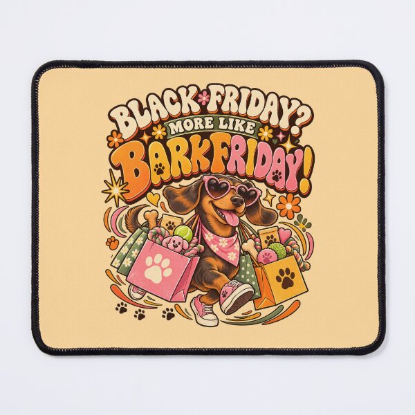 Item preview, Bark Friday Funny Dachshund Retro Dog Mom Shopping designed and sold by Im-Ara.