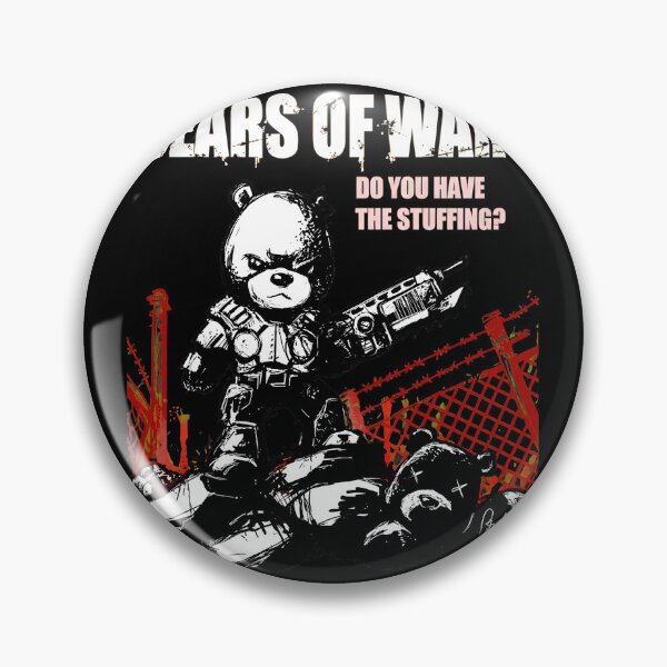 Item preview, Bears of War Skull designed and sold by Lucinda--Power.