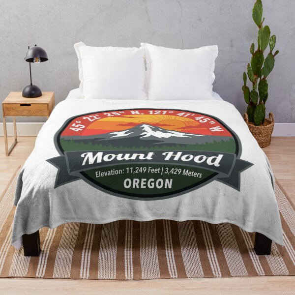Item preview, Mount Hood Oregon Vintage Mountain Sunset Outdoor Adventure designed and sold by YOUNG DREAM STORE.