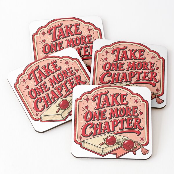 Item preview, Take One More Chapter | Retro Book Lover Print designed and sold by SweetTeezPrints.