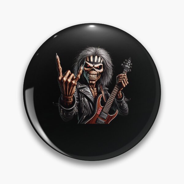 Item preview, Heavy Metal Skull Guitar Rocker Eddie designed and sold by RotwisArt.