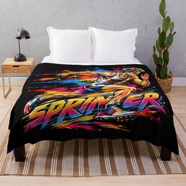 Item preview, SPRINTER – Explosive Speed Running Art | Colorful Graffiti Sprint Athlete Design designed and sold by Windy-market.