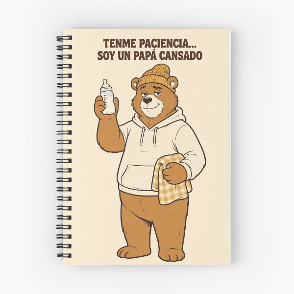 Item preview, Tenme Paciencia Soy Un Papá Cansado Oso Divertido Camiseta designed and sold by EverydayBadge.