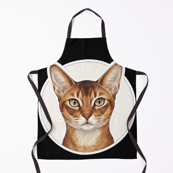 Item preview, Abyssinian Cat Portrait - Realistic Ruddy Cat Illustration designed and sold by Lucid Dream Pixel.