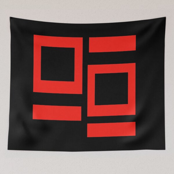 Item preview, Red Geometric Blocks designed and sold by TiaAguilar.