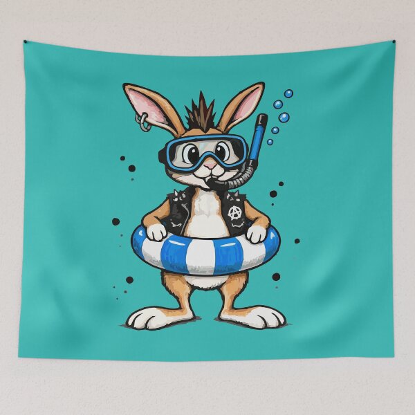 Item preview, Punk Hare, the Underwater Explorer Bunny designed and sold by vivendulies.