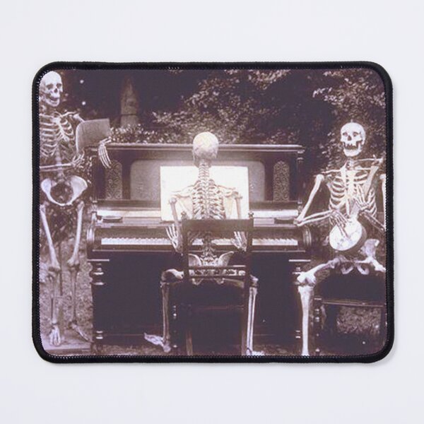 Item preview, Skeletons Playing Music in Halloween – Antique Macabre 1893 designed and sold by Prepress.