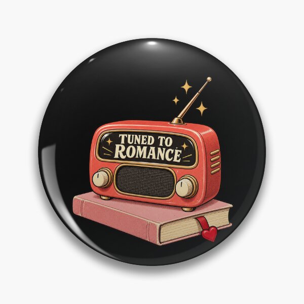 Item preview, Tuned to Romance | Retro Romance Reader Print designed and sold by SweetTeezPrints.