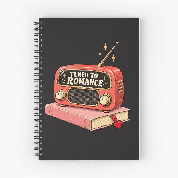 Item preview, Tuned to Romance | Retro Romance Reader Print designed and sold by SweetTeezPrints.