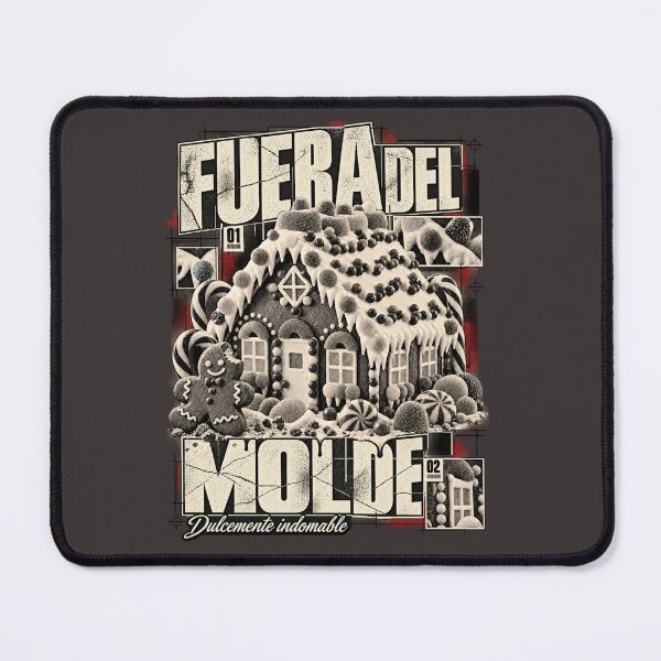 Item preview, "Out of the Mold" print in clear lettering— Sweetly untamed Christmas designed and sold by Idealforme.