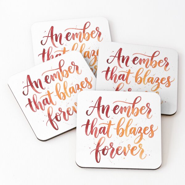 Item preview, Latina Ember Watercolor Brush Typography designed and sold by AURA Vibes.