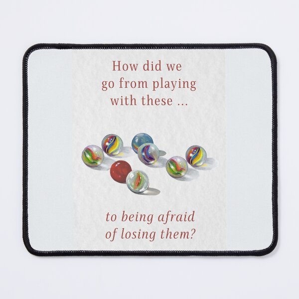 Item preview, Getting Older Birthday Humour, Afraid of Losing Marbles designed and sold by JoyfulWhimsy.