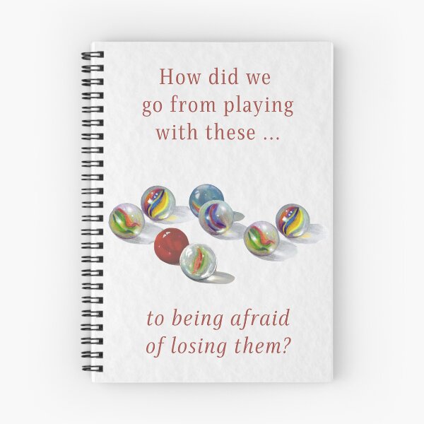 Item preview, Getting Older Birthday Humour, Afraid of Losing Marbles designed and sold by JoyfulWhimsy.