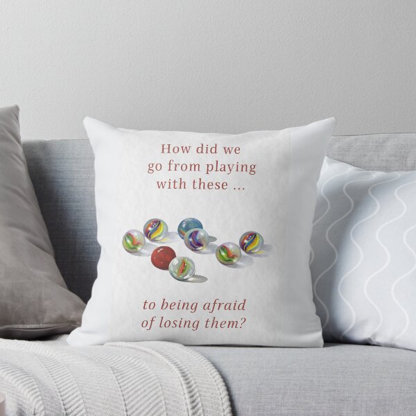 Item preview, Getting Older Birthday Humour, Afraid of Losing Marbles designed and sold by JoyfulWhimsy.