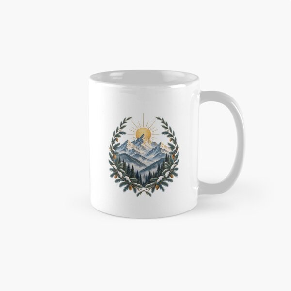 Item preview, Alpine Solstice Badge designed and sold by Nooklune Studio.