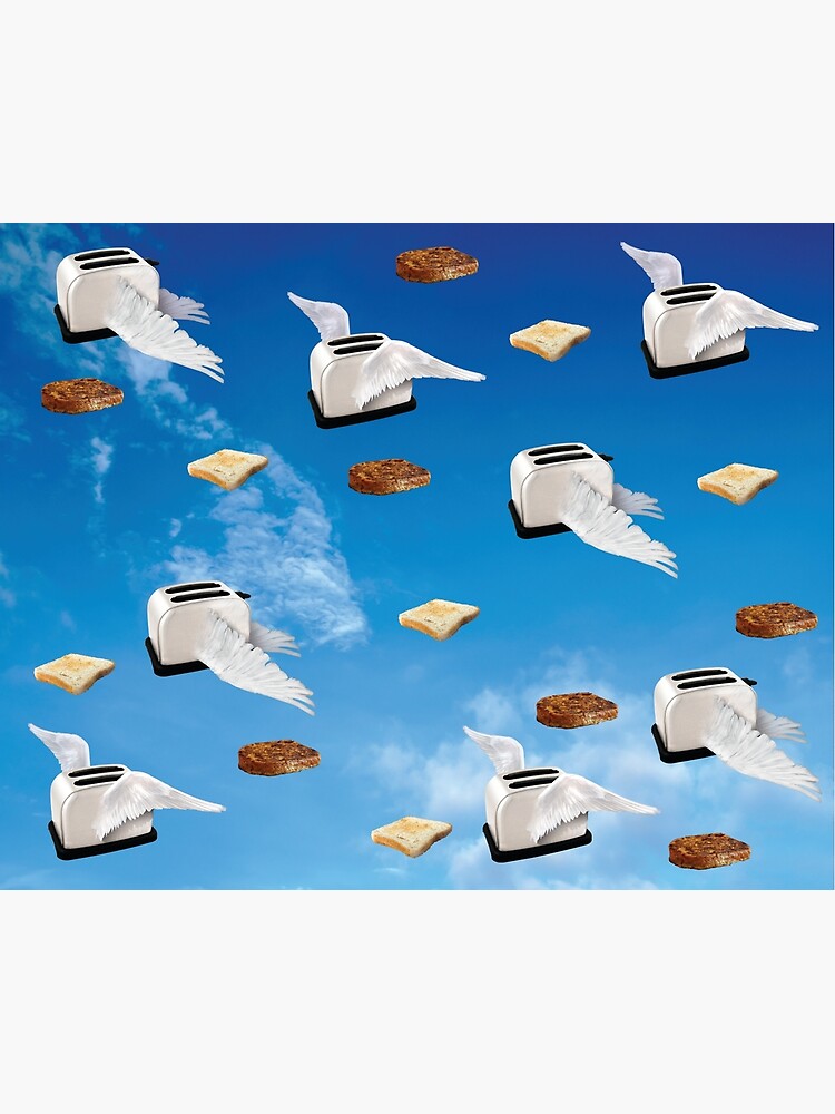 "Flying Toasters" Poster by CrescentPhresh Redbubble