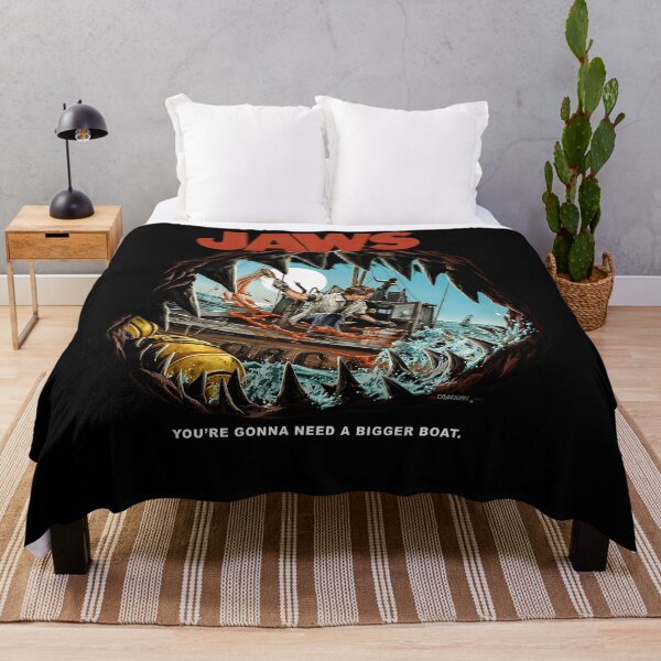 Item preview, Jawss Movie Teeth Shark Boat Quote designed and sold by JohnesDooley.
