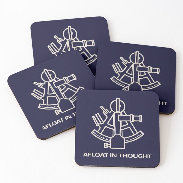 Item preview, Afloat in Thought Minimalist Nautical Sextant Graphic designed and sold by FineImpressions.