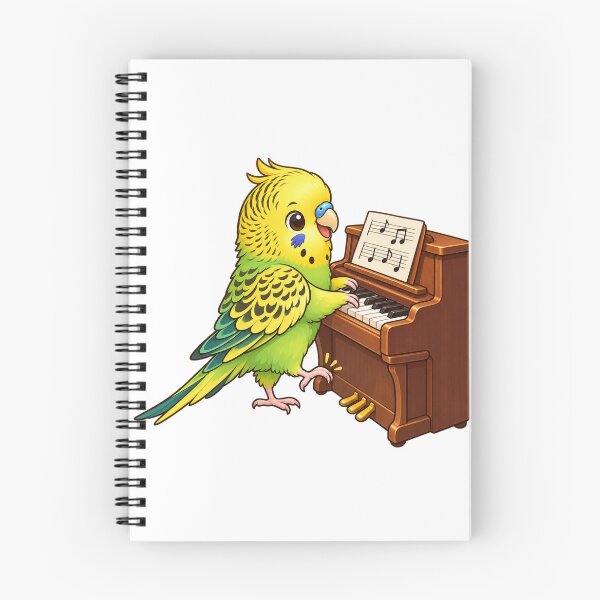 Item preview, Piano Practice Parakeet designed and sold by CozyMigo.