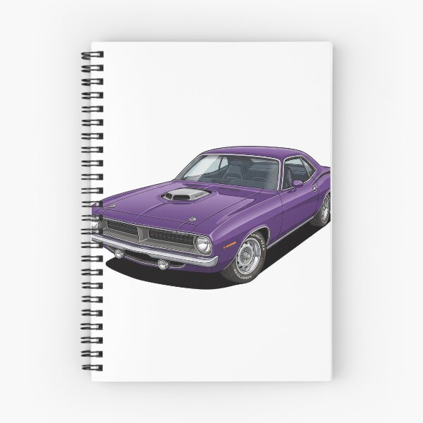 Item preview, 1970 Plum Crazy Plymouth Hemi 'Cuda Classic Muscle Car Sticker designed and sold by Fixnovaguide.