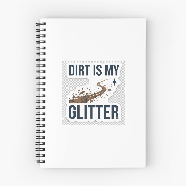 Item preview, Dirt Is My Glitter - Mountain Biking & Mud Splatter Sticker designed and sold by Kushwaha18.