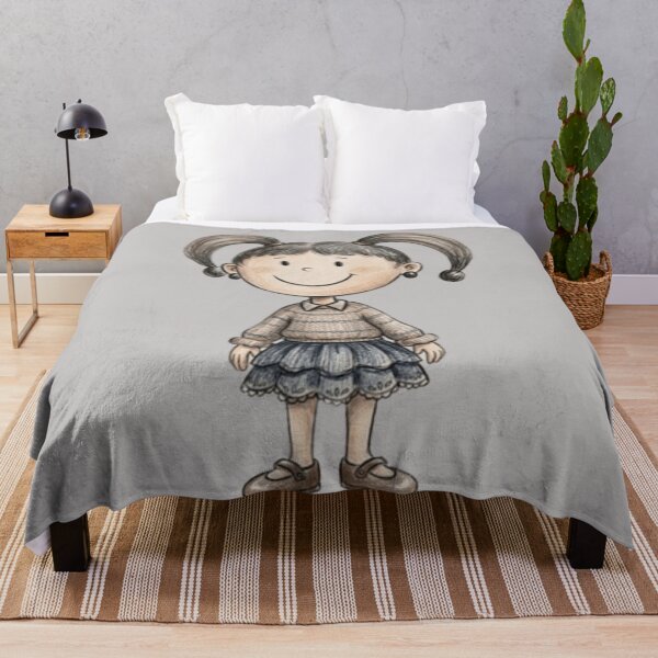 Item preview, Original Cute Girl Character designed and sold by Dew Drop Designs.